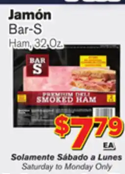 El Super Fresh Bar-S Ham offer