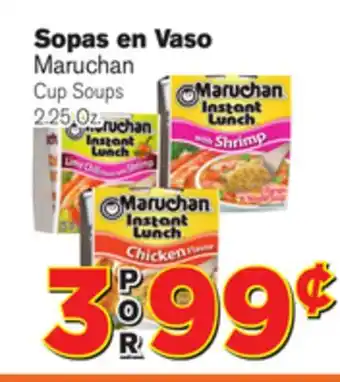 El Super Fresh Cup Soups offer