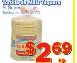 El Super Fresh Tortillas for Tacos offer