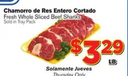 El Super Fresh Fresh Whole Sliced Beef Shanks offer