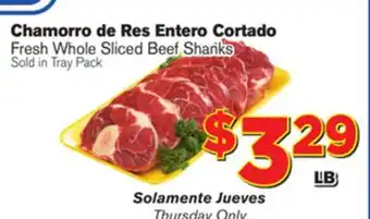 El Super Fresh Fresh Whole Sliced Beef Shanks offer
