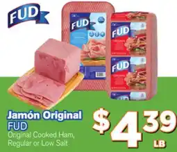 El Super Fresh Original Cooked Ham, Regular or Low Salt offer