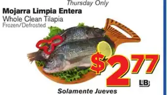 El Super Fresh Whole Clean Tilapia offer