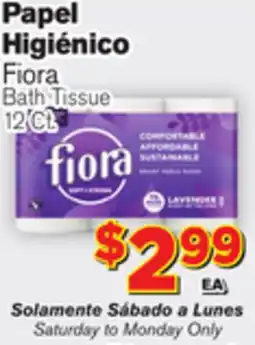 El Super Fresh Fiora Bath Tissue offer