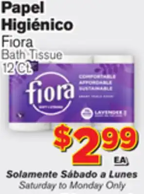 El Super Fresh Fiora Bath Tissue offer