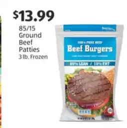 Aldi 85/15 Ground Beef Patties offer