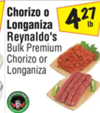 El Super Bulk Premium Chorizo or Longaniza offer