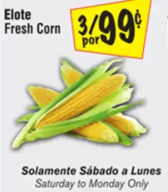 El Super Fresh Corn offer