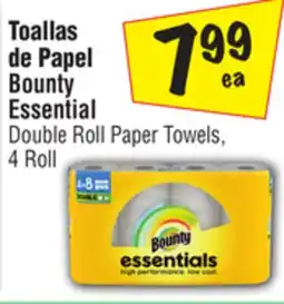 El Super Essential Double Roll Paper Towels offer