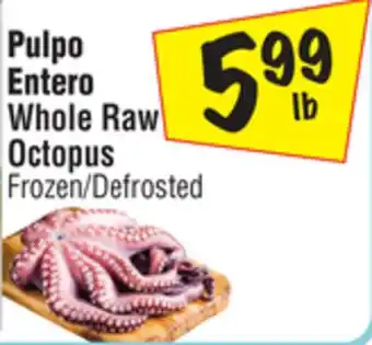 El Super Whole Raw Octopus offer
