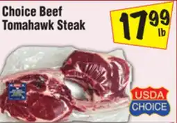 El Super Choice Beef Tomahawk Steak offer