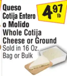 El Super Whole Cotija Cheese or Ground offer