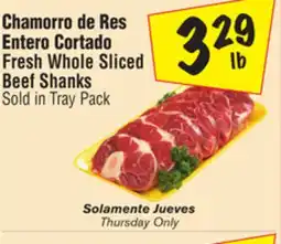 El Super Fresh Whole Sliced Beef Shanks offer