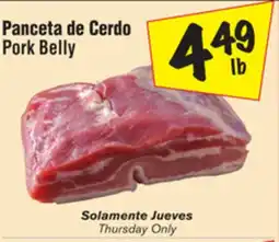 El Super Pork Belly offer
