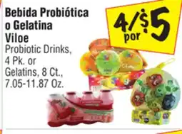 El Super Probiotic Drinks, 4 Pk. or Gelatins 8 Ct. Oz offer