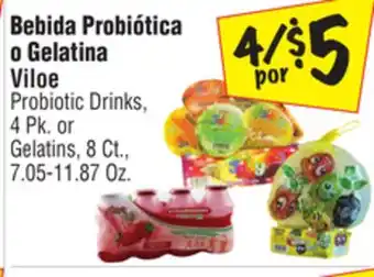 El Super Probiotic Drinks, 4 Pk. or Gelatins 8 Ct. Oz offer