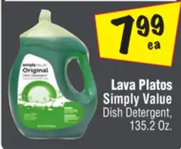 El Super Simply Value Dish Detergent offer