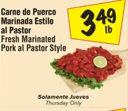 El Super Fresh Marinated Pork al Pastor Style offer