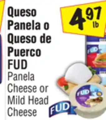 El Super FUD Panela Cheese or Mild Head Cheese offer