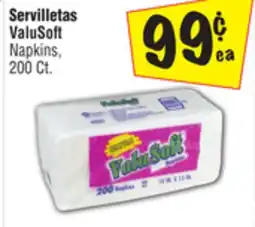 El Super ValuSoft Napkins offer