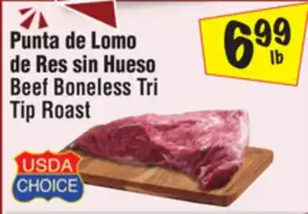 El Super Beef Boneless Tri Tip Roast offer