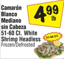 El Super 51-60 Ct. White Shrimp Headless offer