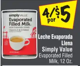 El Super Evaporated Filled Milk offer