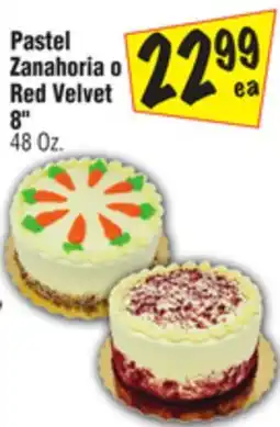 El Super Pastel Zanahoria o Red Velvet 8 offer