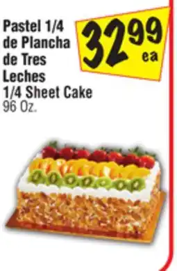 El Super 1/4 Sheet Cake offer