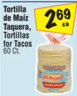 El Super Tortillas for Tacos offer