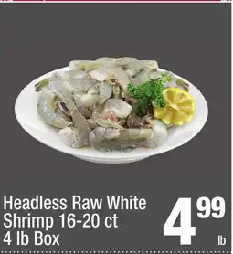 Super King Markets Headless Raw White Shrimp offer