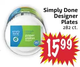 Foodmaxx Simply Done Designer Plates offer