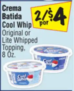 El Super Original or Lite Whipped Topping offer