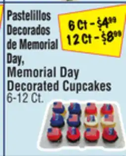 El Super Memorial Day Decorated Cupcakes offer