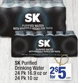 Super King Markets SK Purifi ed Drinking Water offer