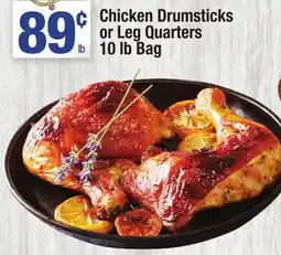 Super King Markets Chicken Drumsticks or Leg Quarters offer