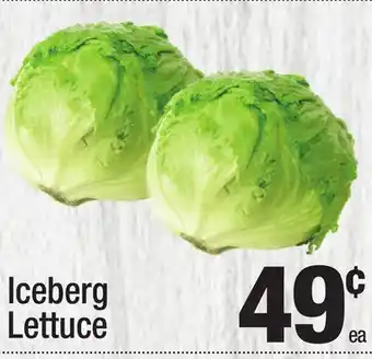 Super King Markets Iceberg Lettuce offer