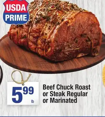 Super King Markets Beef Chuck Roast or Steak Regular or offer