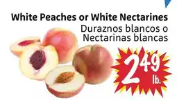 Foodmaxx White Peaches or White Nectarines offer