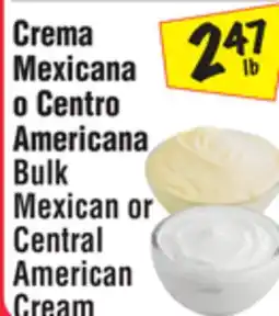 El Super Bulk Mexican or Central American Cream offer