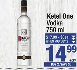 Super King Markets Ketel One Vodka offer