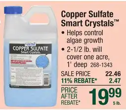Menards Crystal Blue Copper Sulfate Smart Crystals - 5 lbs offer