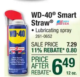 Menards WD-40 Smart Straw Lubricant - 12 oz offer