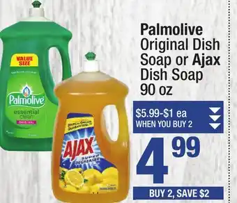 Super King Markets Palmolive Original Dish Soap or Ajax Dish Soap offer