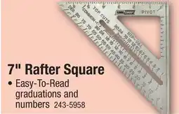 Menards Tool Shop 7 Rafter Square offer