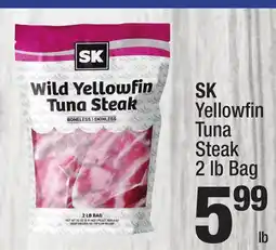 Super King Markets SK Yellowfi n Tuna Steak offer