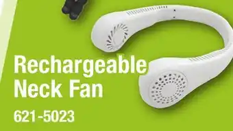 Menards Rechargeable Bladeless Neck Fan offer