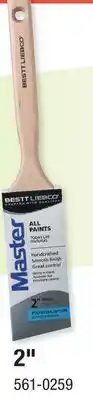 Menards Bestt Liebco Master 2 Polyester/Nylon Angle Paint Brush w/ Fluted Handle offer