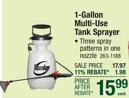 Menards Roundup 1 Gallon Multi-Use Tank Sprayer offer