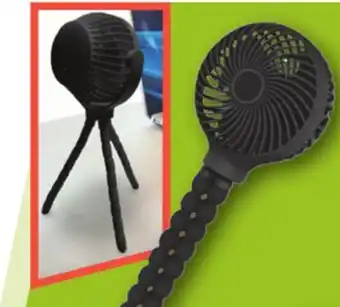 Menards Rechargeable Portable Tripod Fan offer